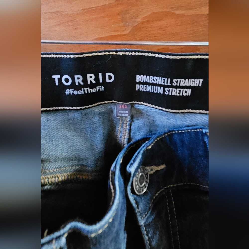 Torrid Bombshell Straight Jeans - Classic Blue